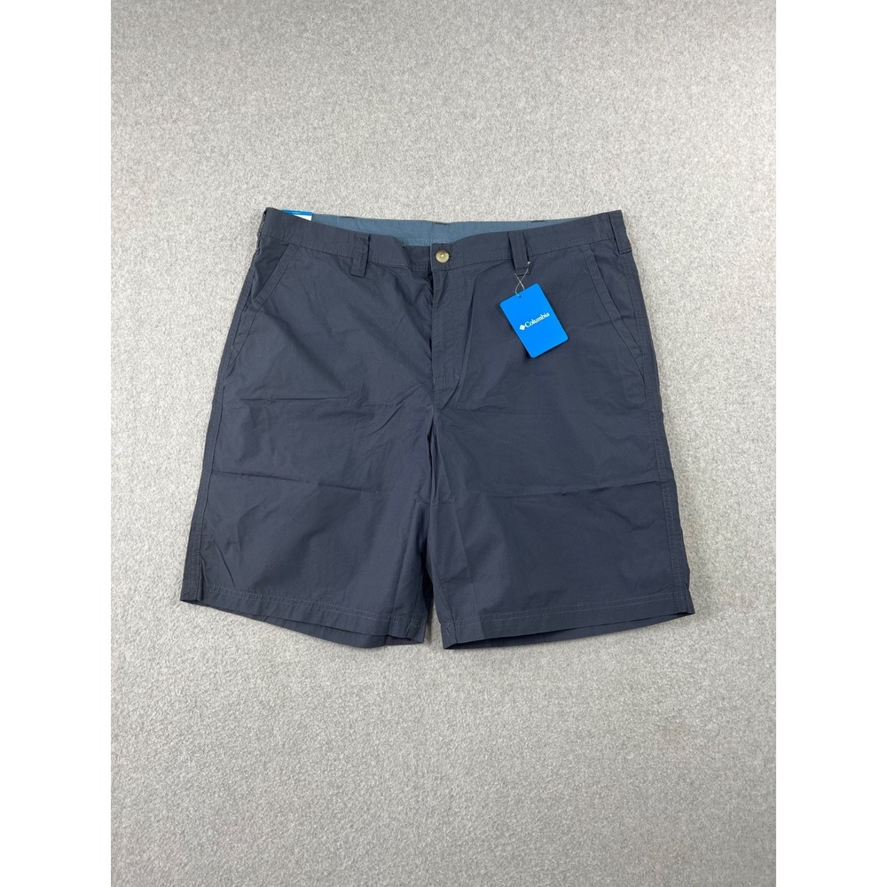 Columbia Washed Out Shorts Mens 40 Gray 10" Inseam Regular Hiking Chino